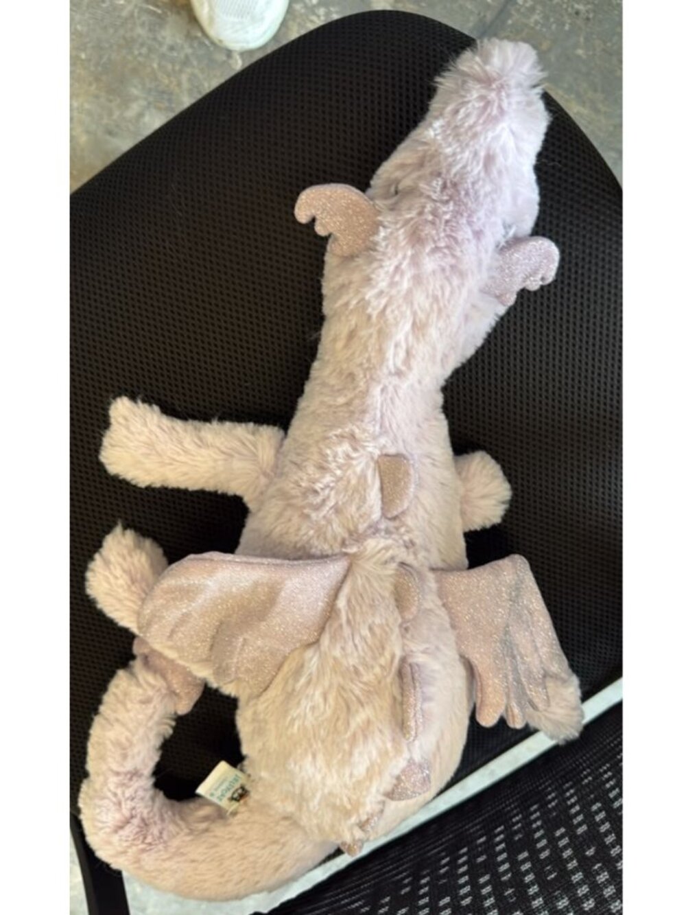 Lavender Dragon Plush Stuffed Animal Soft Fantasy Dragon Toy Gift